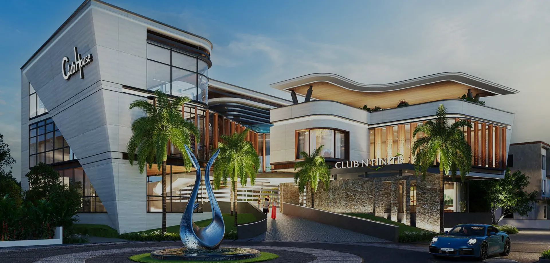 Club N'Finite clubhouse exterior