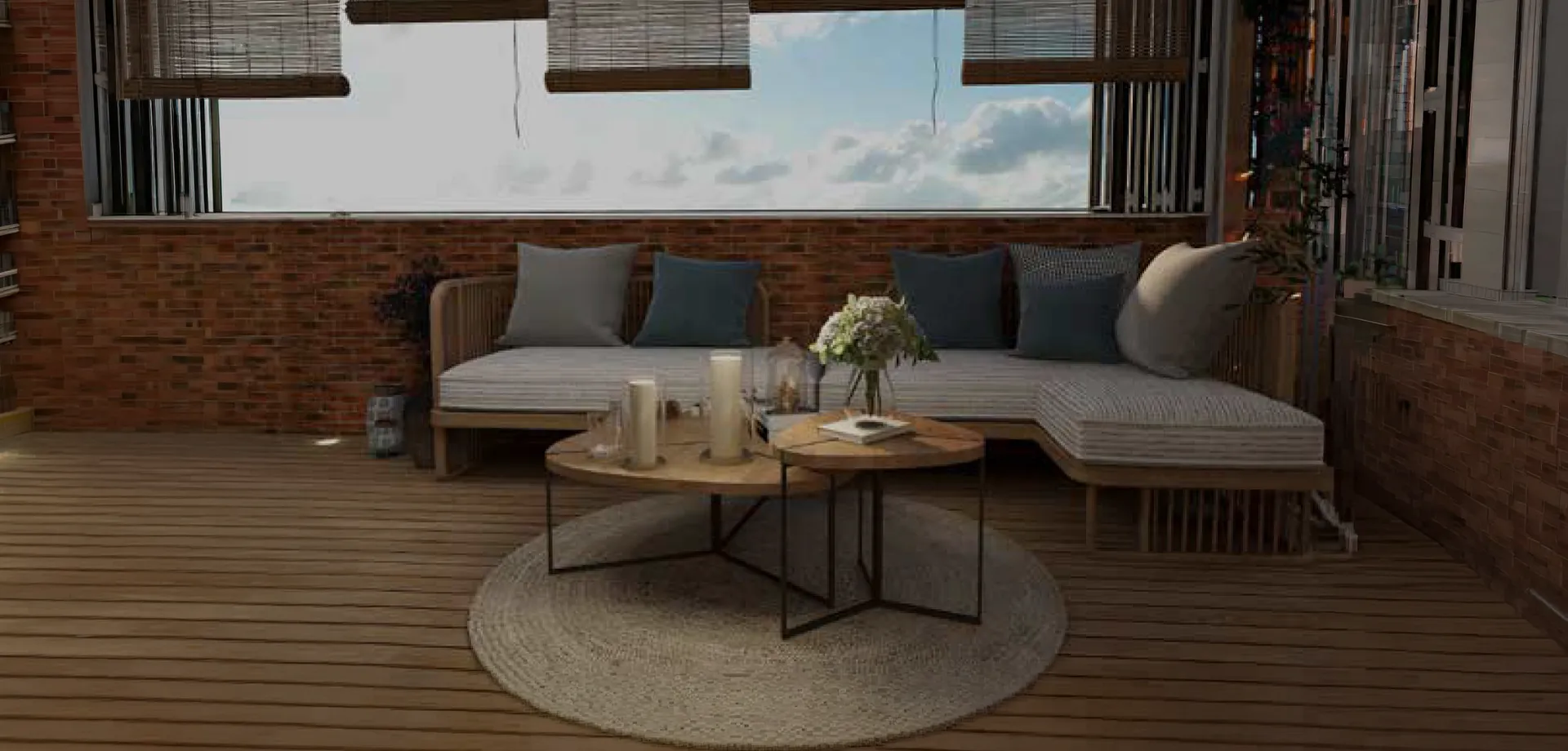 Relaxed seating deck lounge at Club N'Spire